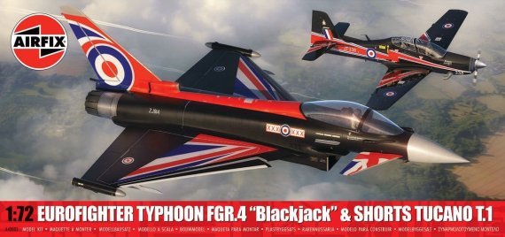 Airfix 1/72 Eurofighter Typhoon FGR.4 & Tucano T.1 Twin Pack