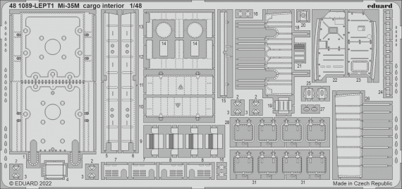 1/48 SET Mi-35M cargo interior