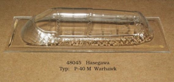 1/48 Vacu Canopy P-40M Warhawk (HAS)