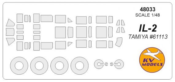 1/48 Ilyushin IL-2 + wheels masks
