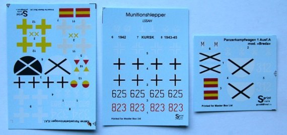 1/35 Panzerkampfwagen 1 Ausf.A mod Breda (decals)