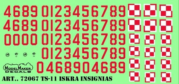 1/72 TS-11 Iskra  Insignias
