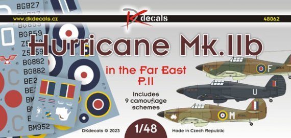 1/48 H.Hurricane Mk.IIb Far East Part 2 decal