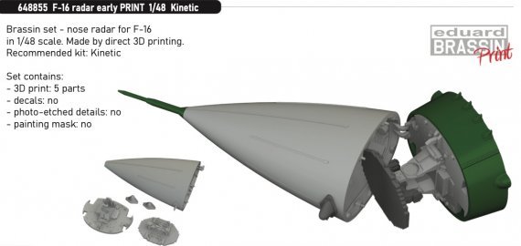 Brassin 1/48 F-16 radar early