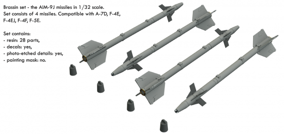 1/32 AIM-9J Sidewinder
