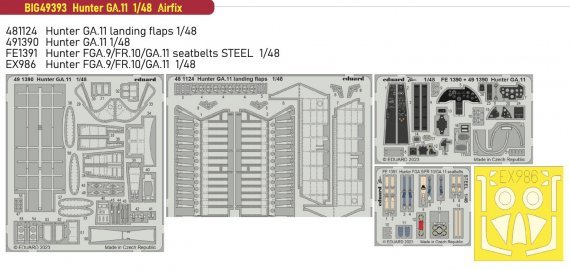 1/48 Hunter GA.11 BigEd Set for Airfix