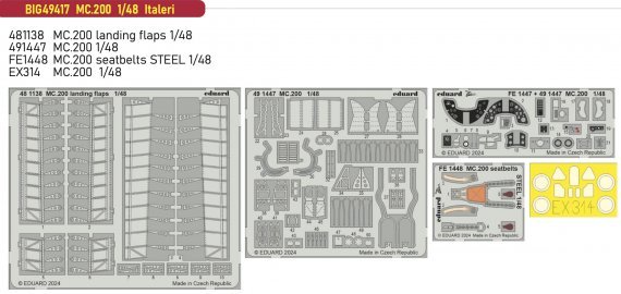 1/48 MC.200 for Italeri BigEd Set
