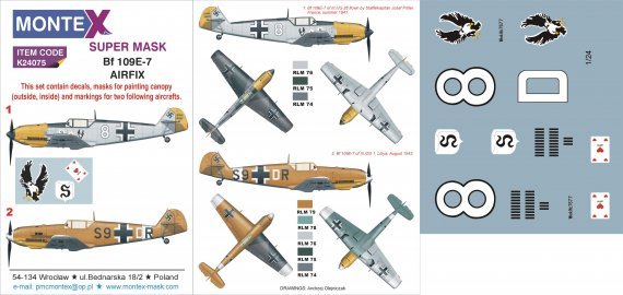 1/24 Messerschmitt Bf 109E-7