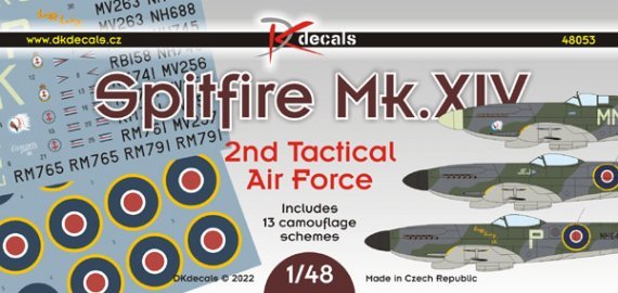 1/48 Spitfire Mk.XIV 2nd Tactical AF decal
