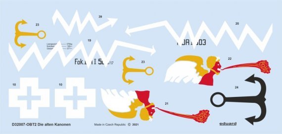 1/32 Decals Die alten Kanonen