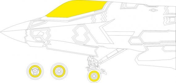 Mask 1/48 F-35C TFace for Tamiya