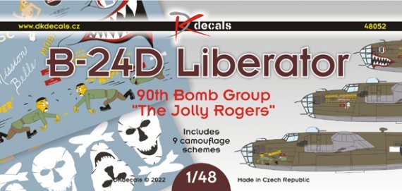 1/48 B-24D Liberator The Jolly Rogers decal