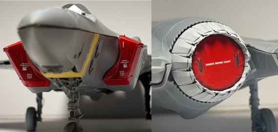 1/48 Lockheed-Martin F-35A Lightning II nozzles Included Fod Cov