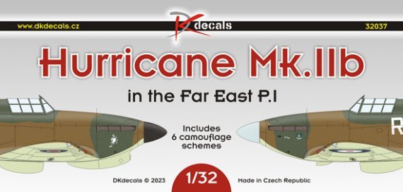 1/32 Hurricane Mk.IIb Far East Part I. decal