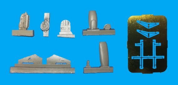 1/144 Supermarine Spitfire engine