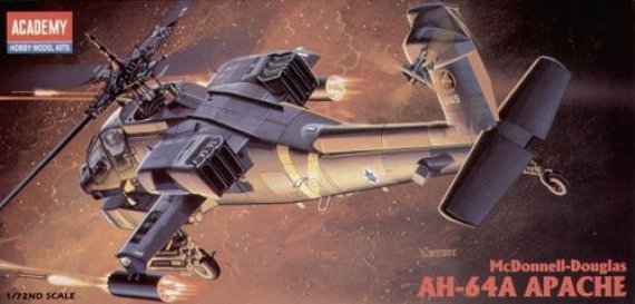 1/72 Hughes AH-64A Apache (WAS AC2138)