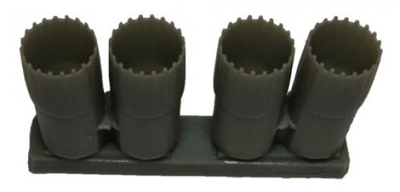 1/144 Tupolev Tu-144LL Kuznetsov NK-321 Engine Exhaust Nozzles