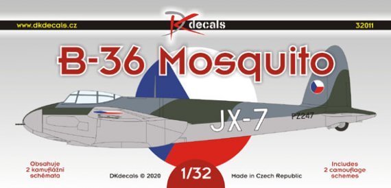 1/32 B-36 Mosquito decal