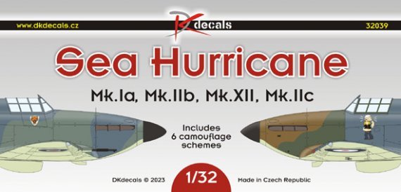 1/32 Sea Hurricane Mk.Ia, Mk.IIb, Mk.IIc, Mk.XII decal