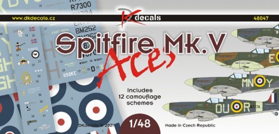 1/48 Spitfire Mk.V Aces decal