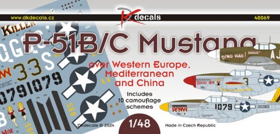 1/48 P-51B/C Mustang o. Western Europe decal