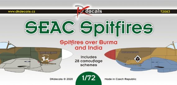 1/72 SEAC Spitfires over Burna and India decal