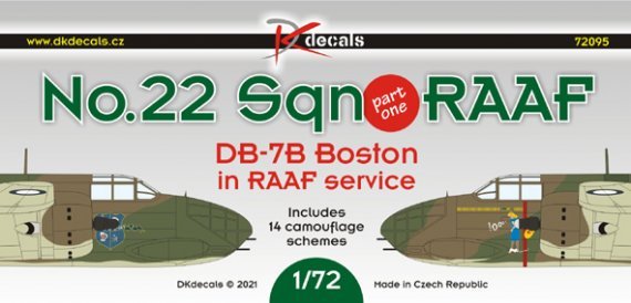 1/72 No.22 Sqn RAAF part 1 decal