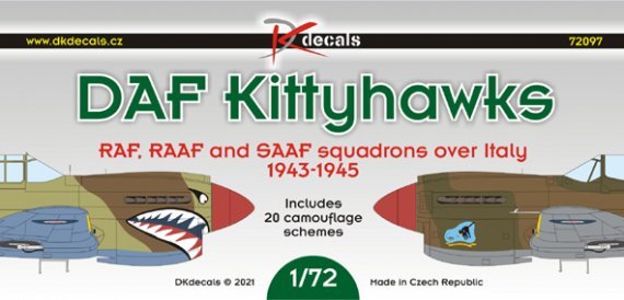 1/72 DAF Kittyhawks over Italy, 1943-45 decal