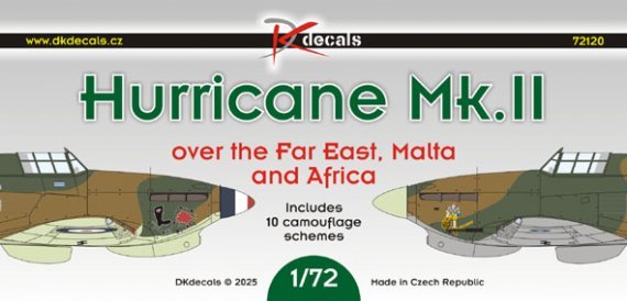 1/72 Hurricane Mk.II Far East, Africa decal
