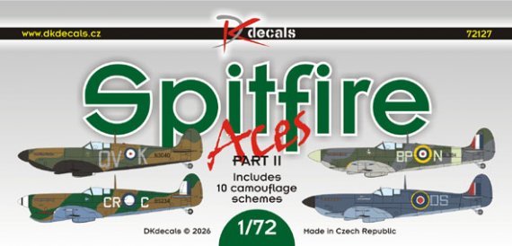 1/72 Spitfire Aces 10x camouflages Part II.