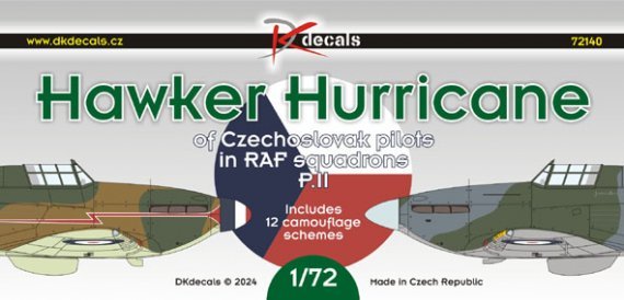 1/72 Hawker Hurricane CZ pilots in RAF sqdn. Part 2 decal