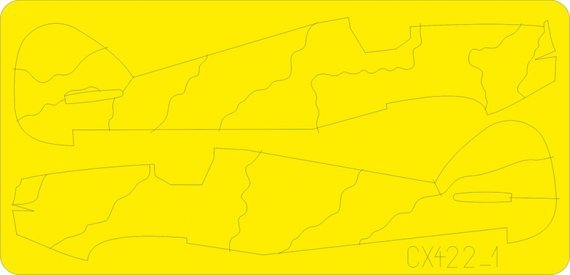 Mask 1/72 Hurricane camo scheme A