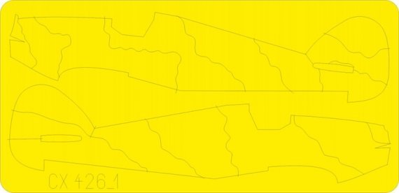 Mask 1/72 Hurricane camo scheme B