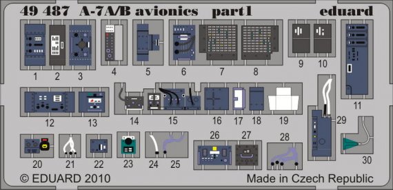 1/48 A-7A/B avionics (HOBBYB)