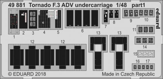 1/48 SET Tornado F.3 ADV undercarriage
