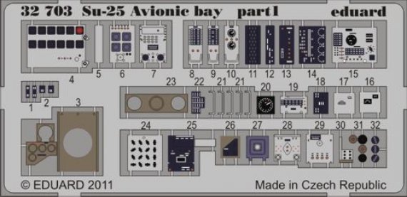 1/32 Sukhoi Su-25 avionic (Trumpeter)