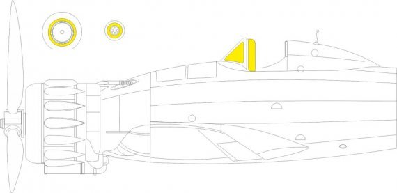Mask 1/48 MC.200 TFace for Italeri