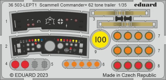 1/35 SET Scammel Commander with 62t semitrailer