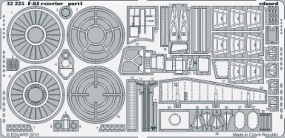 1/32 F-8J exterior (TRUMP)