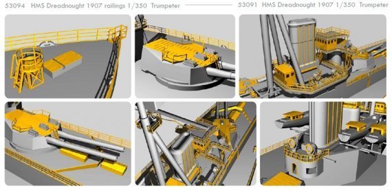 1/350 HMS Dreadnought 1907 (TRUMP)