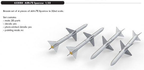 1/32 AIM-7E Sparrow