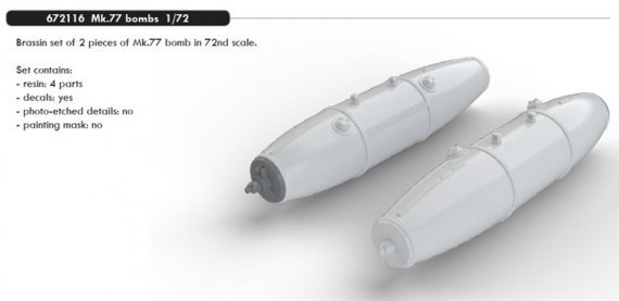 1/72 Mk.77 bombs