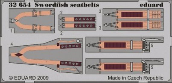 1/32 Swordfish seatbelts (TRUMP)