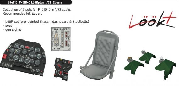 Brassin 1/72 P-51D-5 LooKplus for Eduard