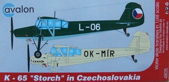 1/48 K-65 'Storch' in Czechoslovakia (TAM)