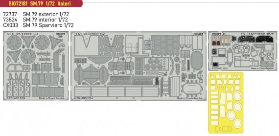 1/72 SM.79 for Italeri BigEd Set