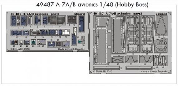 1/48 A-7A/B avionics (HOBBYB)