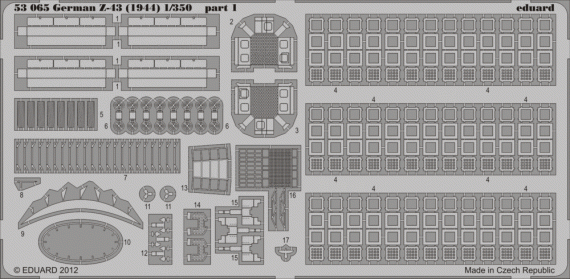 1/350 German Z-43 1944 (TRUMP)