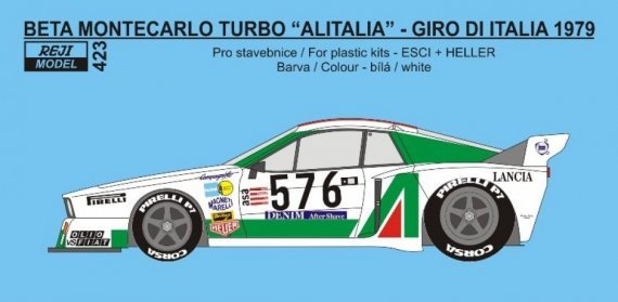 REJI MODEL Transkit Lancia Montecarlo Giro Italia 1979