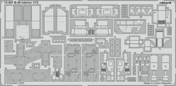 1/72 SET B-29 interior for Hobby 2000 & Academy